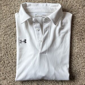 Under Armour Men's Classic White Polo